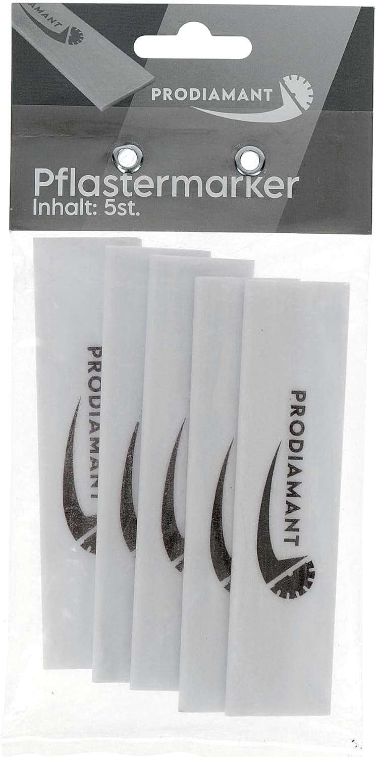 Pflastermarker 5 Stück 12cm x 3cm - unzerbrechliche Kreide zum Markieren und Anzeichnen