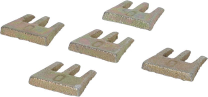 S-Fix Keile 5 Stück für Hammer Axt Stiele, Sprossen Größe 0 bis 16mm Durchmesser Hammerkeile