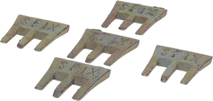 S-Fix Keile 5 Stück für Hammer Axt Stiele, Sprossen Größe 2 bis 23mm Durchmesser Hammerkeile