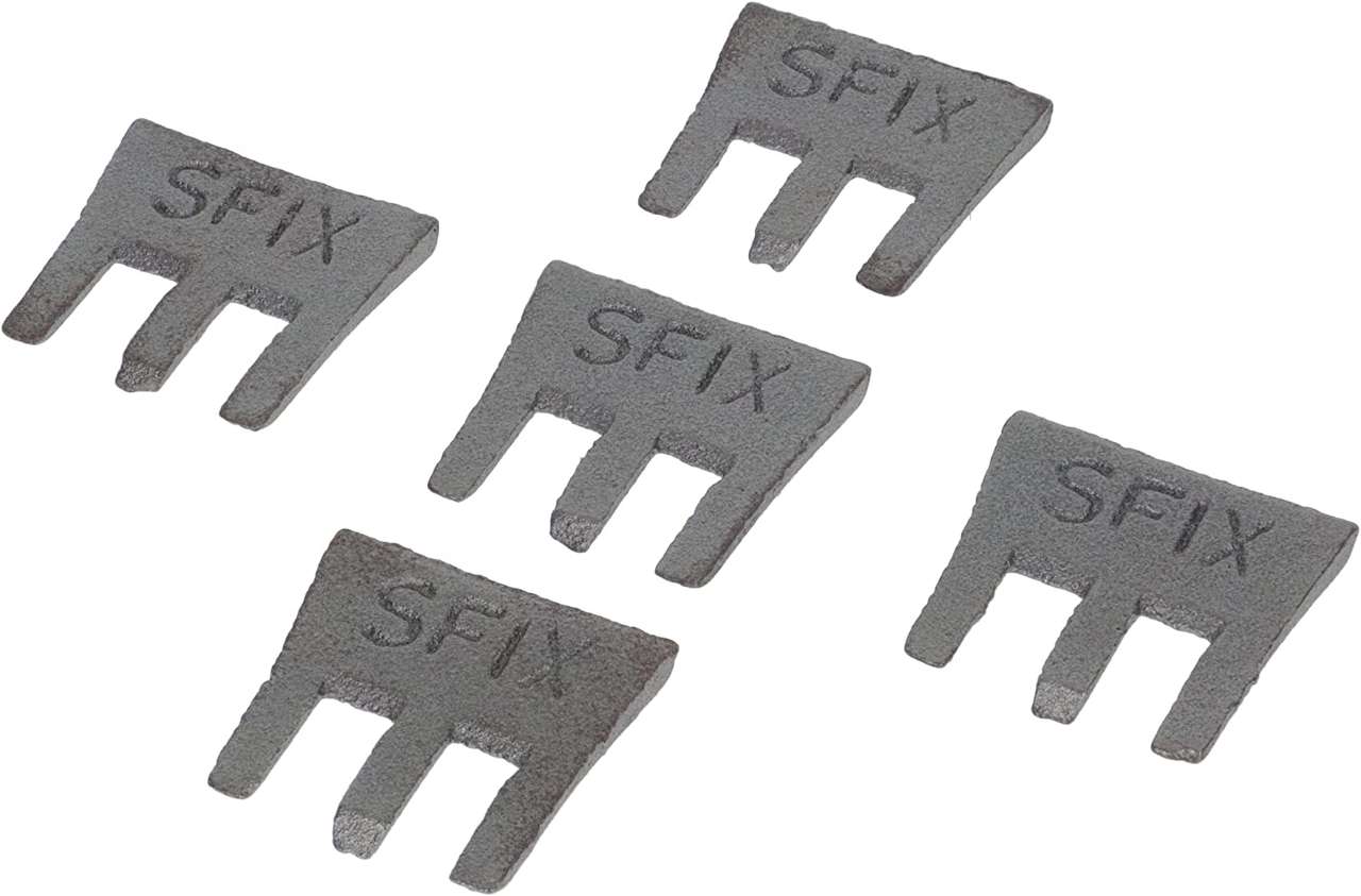 S-Fix Keile 5 Stück für Hammer Axt Stiele, Sprossen Größe 4 bis 29mm Durchmesser Hammerkeile