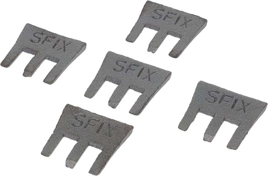 S-Fix Keile 5 Stück für Hammer Axt Stiele, Sprossen Größe 4 bis 29mm Durchmesser Hammerkeile