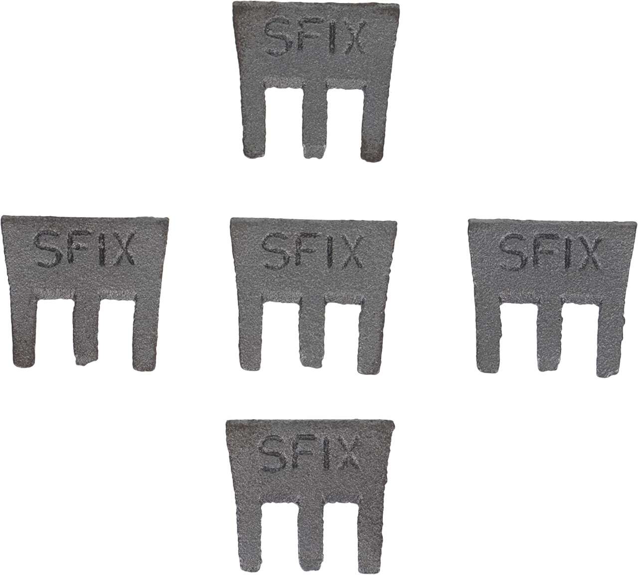 S-Fix Keile 5 Stück für Hammer Axt Stiele, Sprossen Größe 4 bis 29mm Durchmesser Hammerkeile