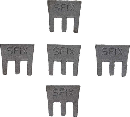 S-Fix Keile 5 Stück für Hammer Axt Stiele, Sprossen Größe 4 bis 29mm Durchmesser Hammerkeile
