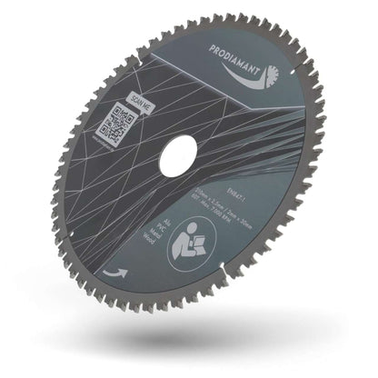 Kreissägeblatt für Holz, Metall & Alu mit HM TCT Zähnen