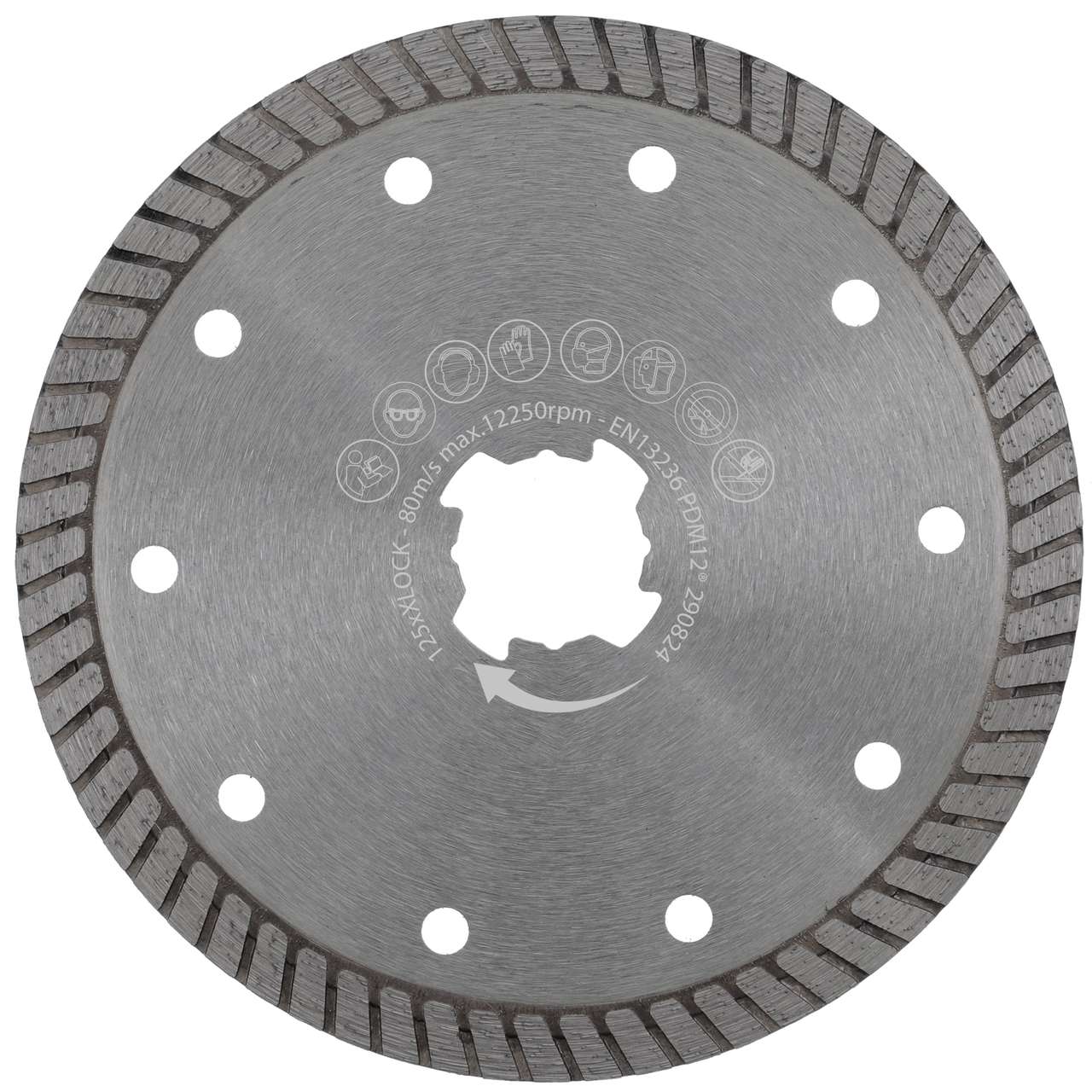 X-LOCK Turbo Diamanttrennscheibe - Fliese, Feinsteinzeug, Naturstein