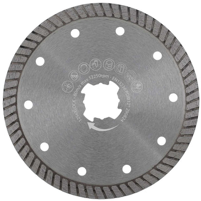 X-LOCK Turbo Diamanttrennscheibe - Fliese, Feinsteinzeug, Naturstein