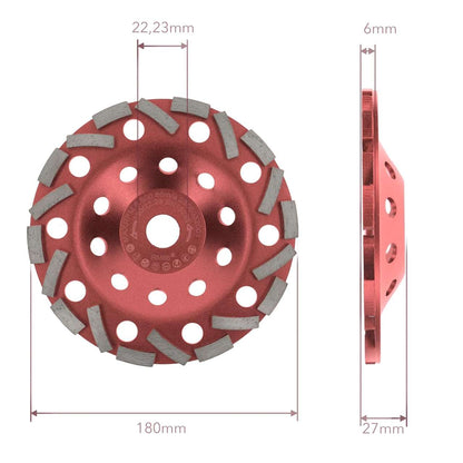 Diamantschleiftopf 180mm für Beton Extra Speed