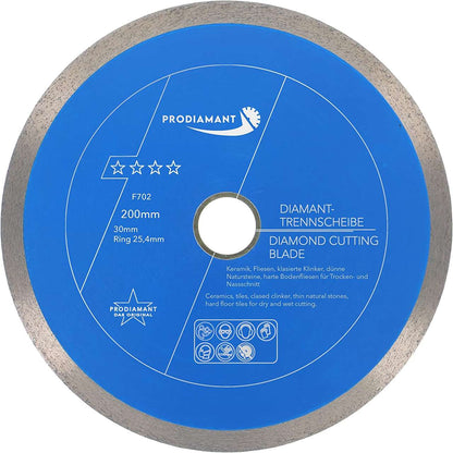 Diamanttrennscheibe Fliese, Feinsteinzeug Premium Rondo F702