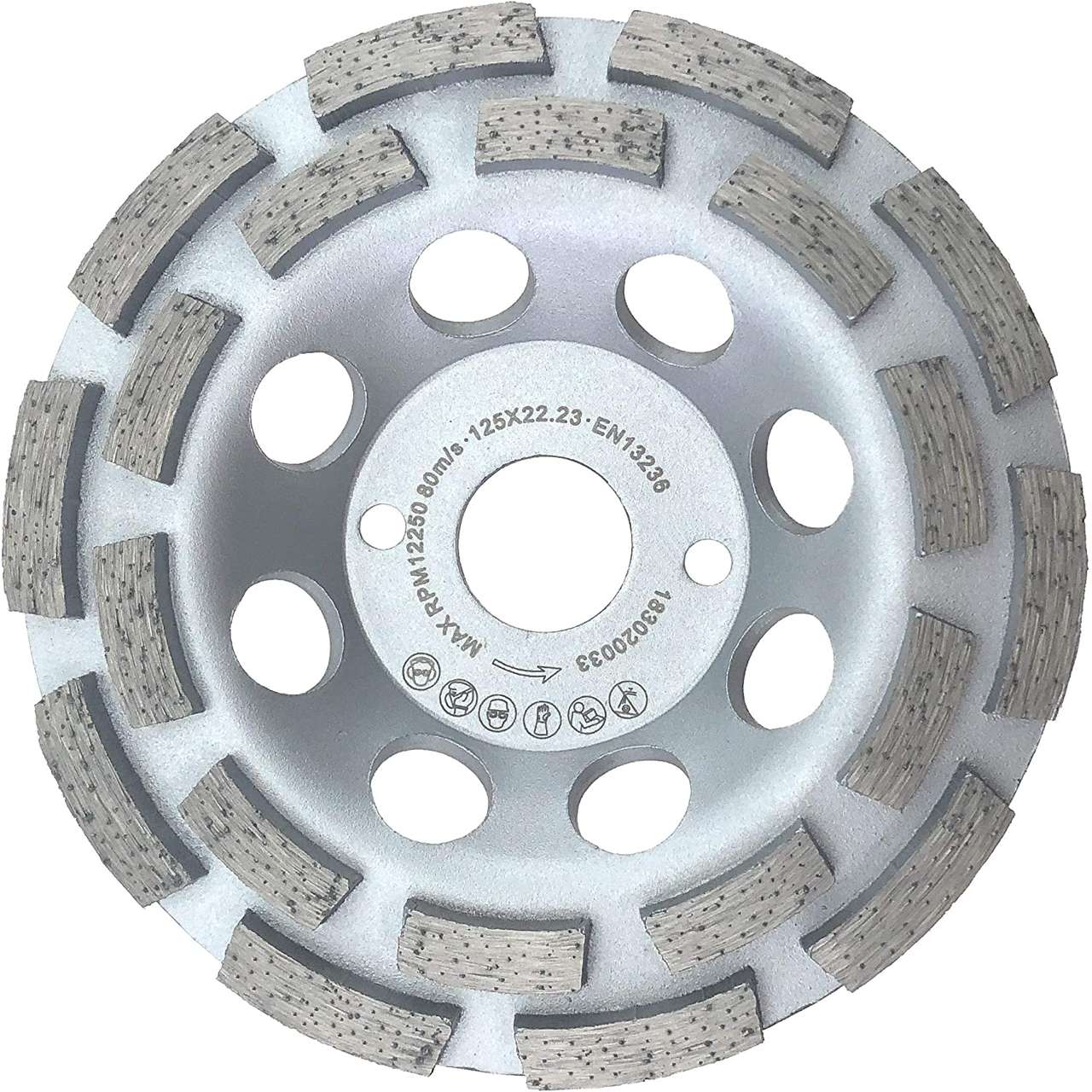 Diamantschleiftopf 125mm Beton - Premium Betonschleifer für professionelle Anwendungen