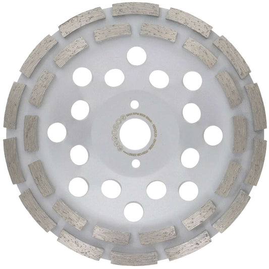 Diamantschleiftopf 180mm Beton, universal doppelreihig