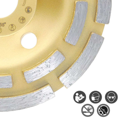 Diamantschleiftopf 125mm für Beton, Mauerwerk, Stein STD03