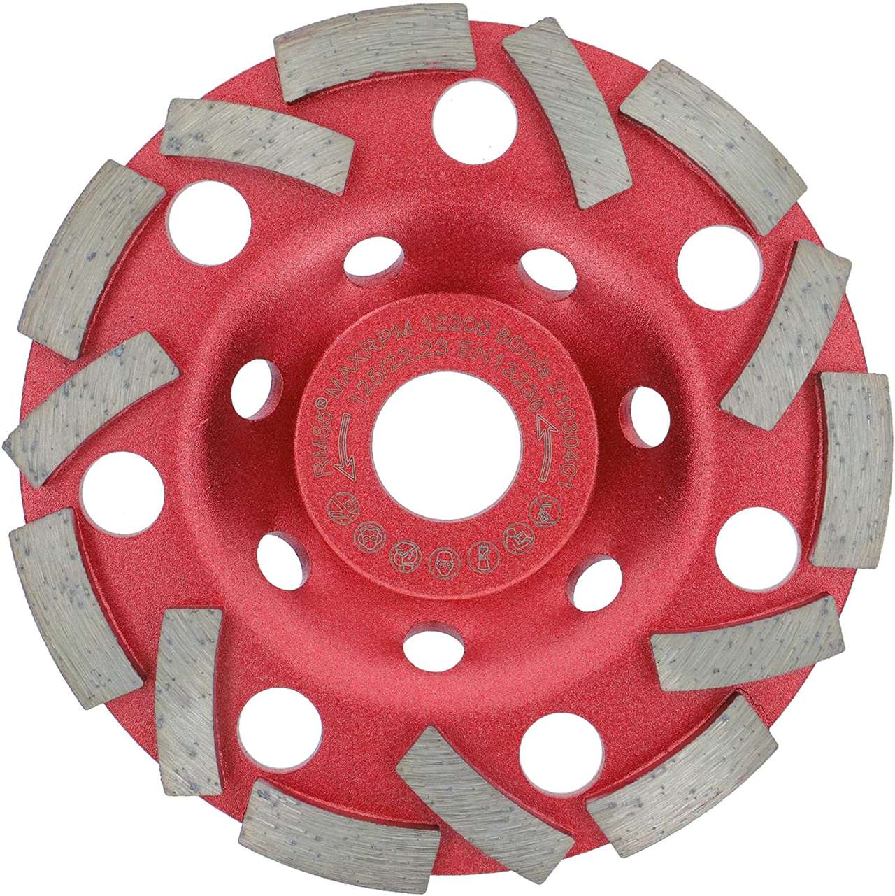 Diamantschleiftopf 125 mm Beton Extra Speed – Sparpack 10 Stück – PRODIAMANT