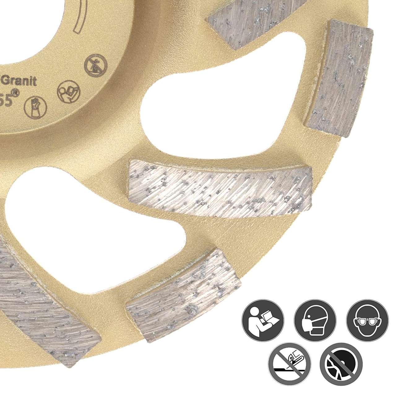 Diamantschleiftopf für Beton, Granit ST81 Turbo