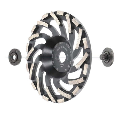 Diamantschleiftopf für Estrich, Abrasive Materialien ST91 Turbo