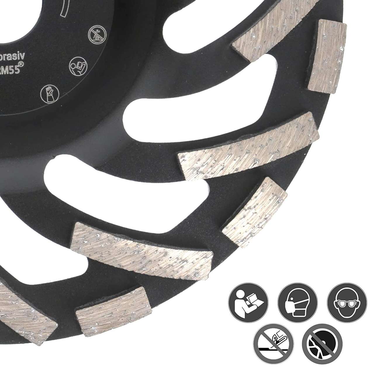 Diamantschleiftopf für Estrich, Abrasive Materialien ST91 Turbo