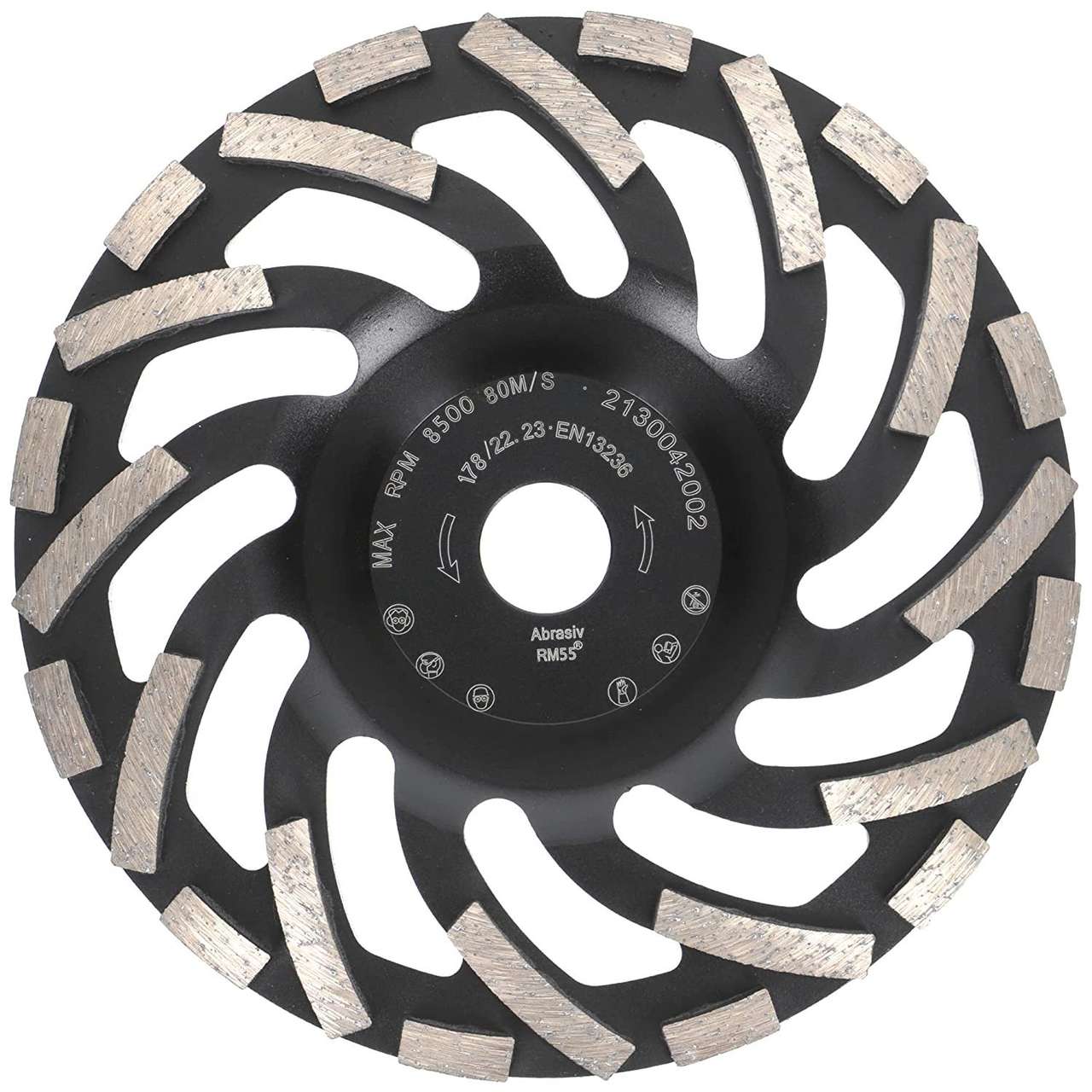 Diamantschleiftopf für Estrich, Abrasive Materialien ST91 Turbo